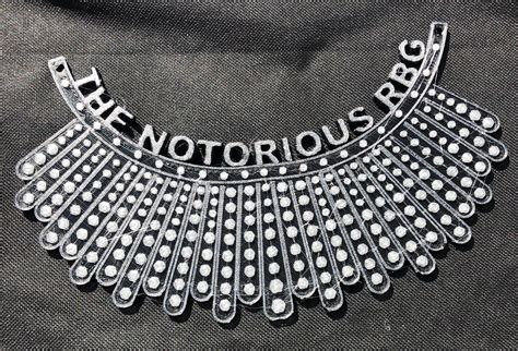 Notorious RBG Dissent Collar - Etsy