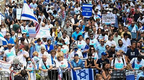 Thousands attend pro-Israel rally in New York City - JNS.org