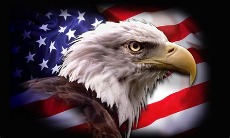 Patriotic Wallpaper USA Flag Eagle - WallpaperSafari