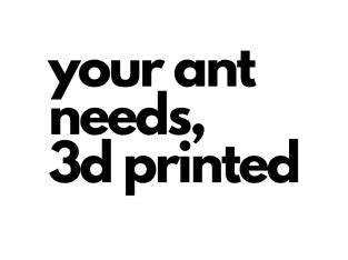Custom 3d Printed Formicaria - Ants Online