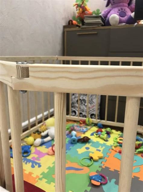 Toddler Wooden Playpen Play Indoor Toddler playground | Etsy