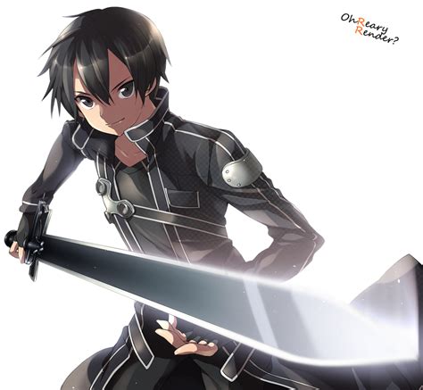 Kirito Render by OhReary on DeviantArt