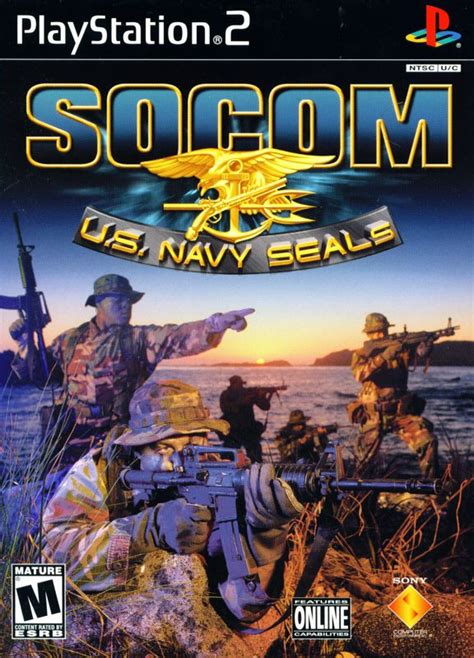 SOCOM: U.S. Navy SEALs (2002) PlayStation 2 box cover art - MobyGames