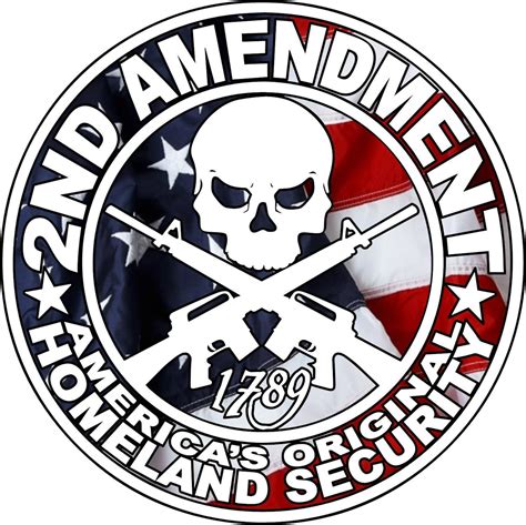 2ND AMENDMENT GUN Sticker American Flag Car Window 4x4 Truck - Etsy