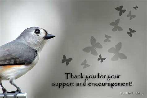 "Thank you for your support and encouragement!" by Bonnie T. Barry | Redbubble