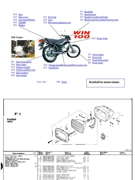 Parts Catalog Honda Win.pdf | Piston | Systems Engineering | Free 30-day Trial | Scribd