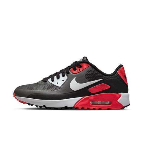 Nike Air Max 90G Golf Shoes - Grey/White/Black/Infrared | Drummond Golf