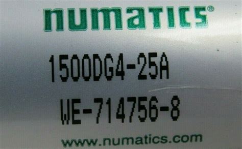 NEW NUMATICS 1500DG4-25A PNEUMATIC CYLINDER WE-714756-8 1500DG425A - SB Industrial Supply, Inc.