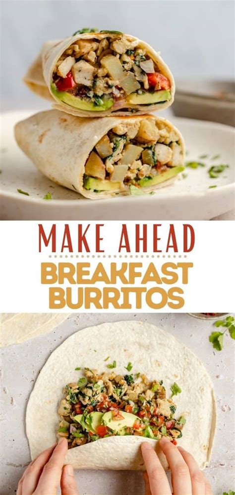 Healthy Breakfast Burritos - Kim's Cravings