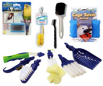 Perch Factory | Bird Cage Brushes - Bird Poop Scrapers