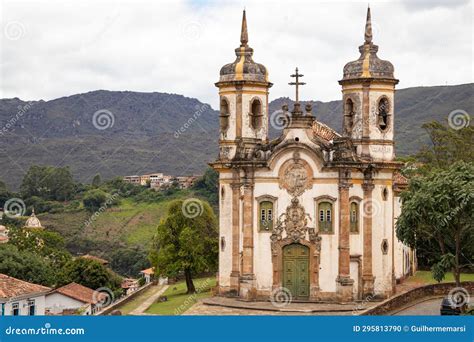 São Francisco De Assis Church in Ouro Preto - Brazil Stock Photo - Image of cathedral, artists ...