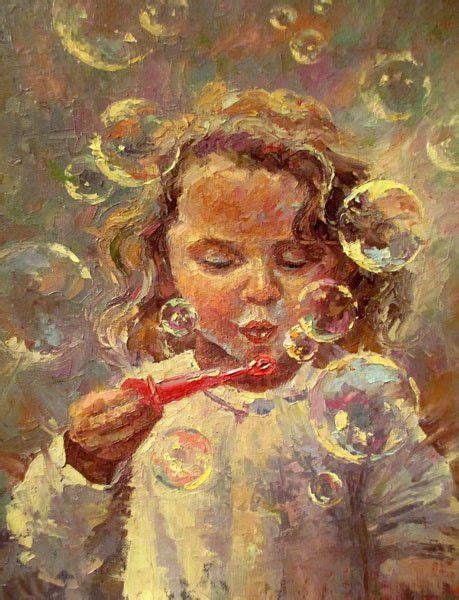 "Bubbles", Brocha Teichman : Lot 4 Bubble Painting, Art Painting ...