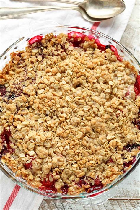 An easy mixed berry crisp that's made with frozen fruit and can be enjoyed all year long ...