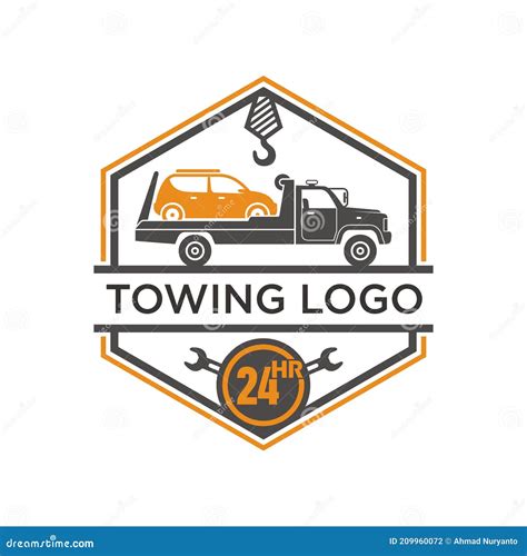 Illustration of Towing Service. Stock Illustration - Illustration of cars, line: 209960072