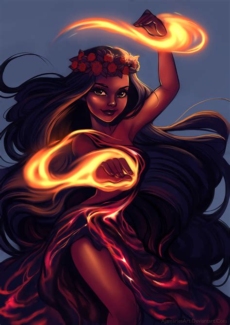 Volcanoe Goddess Pele by Blushy-Pixy on DeviantArt