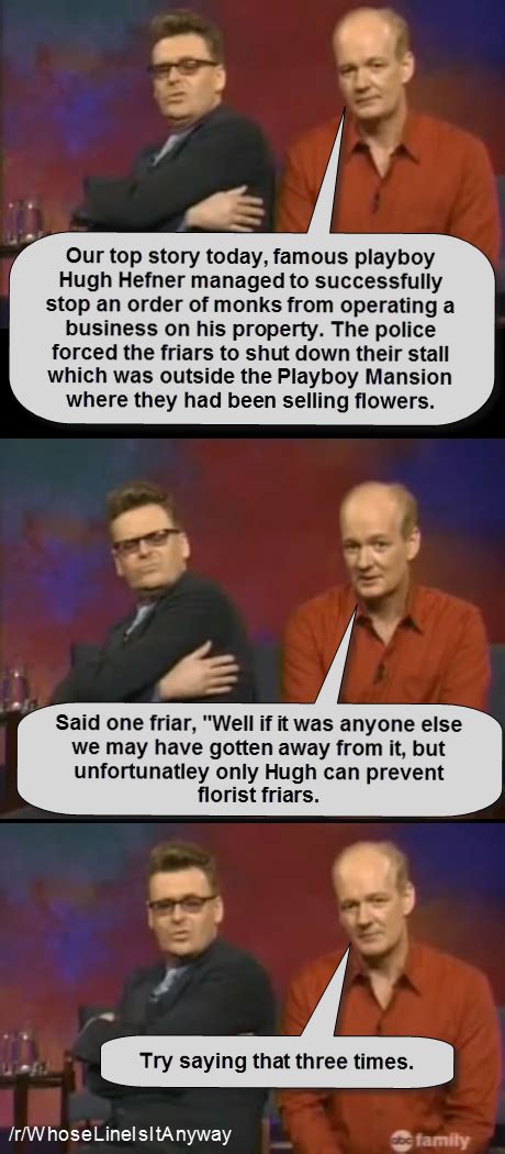 Colin Mochrie goes a long way for his puns | Silly jokes, Whose line ...