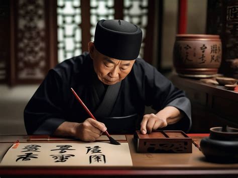 AI - Chinese Calligraphy by grimmgiraffe on DeviantArt