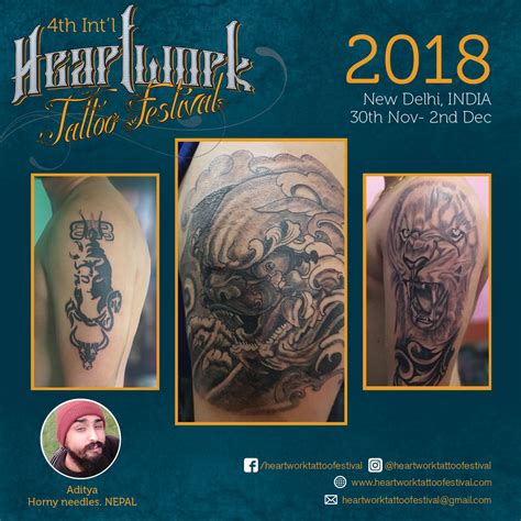 Gallery- Heartwork Tattoo Festival 2019 in New Delhi, India