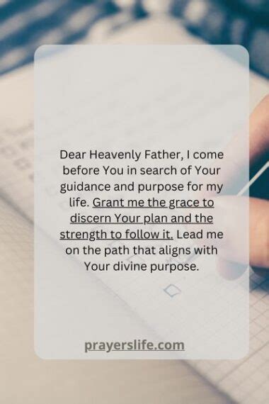 25 Inspiring Grace For Purpose Prayers