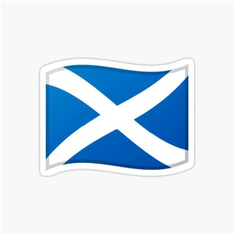 " Scotland Flag Emoji" Sticker for Sale by Stickypegatinas | Redbubble