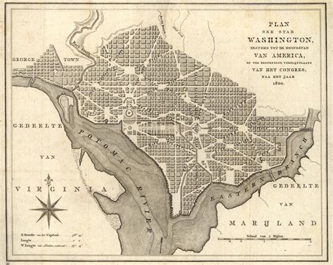 Historical map of washington dc - Map of historical map of washington ...