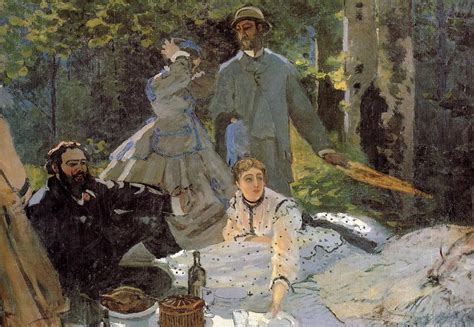 Claude Monet’s Le déjeuner sur l’herbe, or Luncheon on the Grass (1865 ...