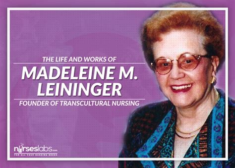 Madeleine Leininger (July 13, 1925 – August 10, 2012) was an internationally known educator ...