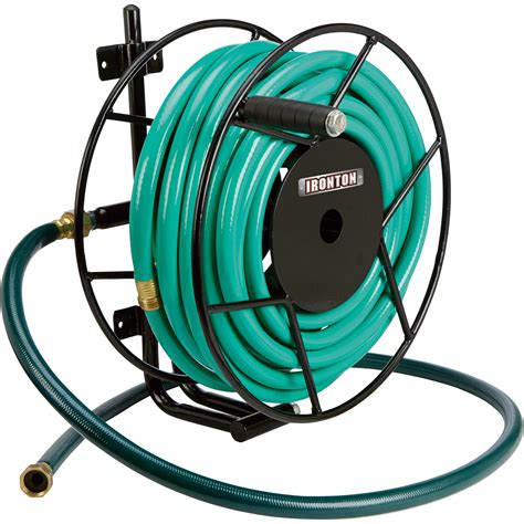 Ironton Wall-Mount Garden Hose Reel — Holds 5/8in. X 100ft. Hose | Northern Tool + Equipment