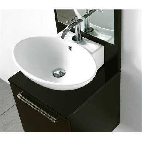 21" Oval Above Counter Ceramic Bathroom Sink | Wayfair