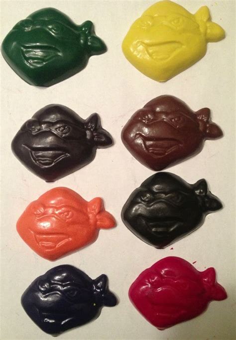 Teenage Mutant Ninja Turtle Crayons by CrazyCrayonParty on Etsy, $16.00 ...