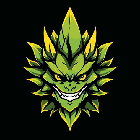 Green Dragon Head Mascot Logo for Esport. Green Dragon T-shirt Design. Green Dragon Logo. Green ...