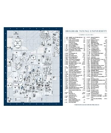 Byu Campus Map PDF – Scouting Web