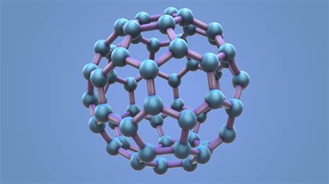 Carbon Structure Fullerene 3D model | CGTrader