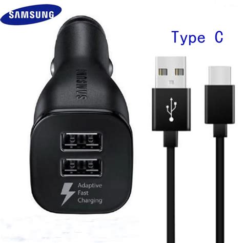 Original Samsung fast Car Charger, USB Quick Adapter&120/150CM Type C ...