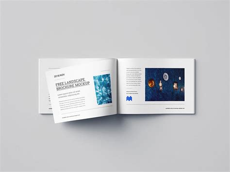 Free Landscape Brochure Mockups | Mockuptree