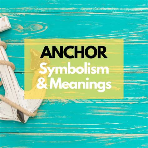 Anchor: Symbolism, Meaning, and History - Symbol Genie