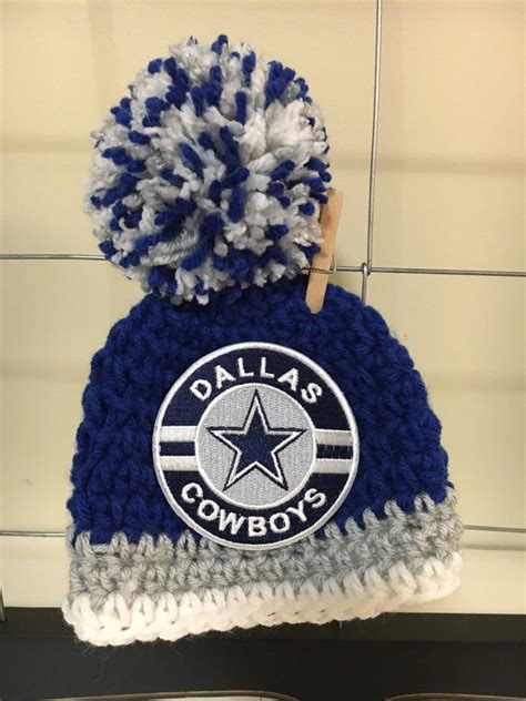 Dallas Cowboys baby hat Dallas Cowboys hats sized 0 3 6