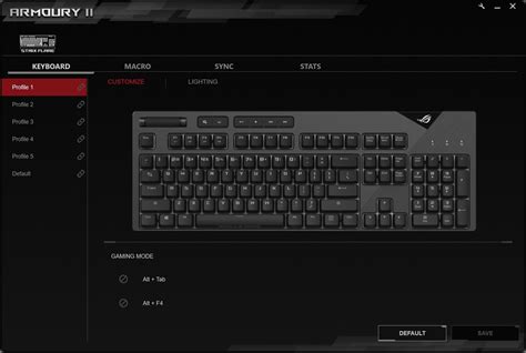 ASUS ROG Strix Flare Keyboard Review - Driver | TechPowerUp