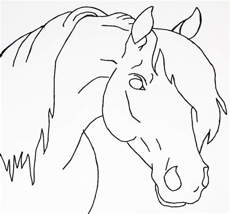 Easy Drawing Of Horse at GetDrawings | Free download