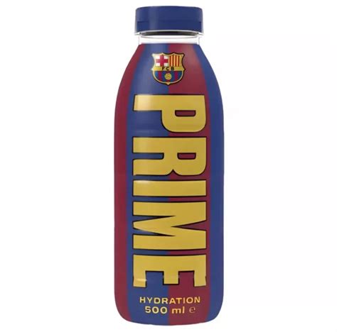 PRIME HYDRATION DRINK By Logan Paul & KSI- FC Barcelona x 1 Bottle *PRE ...