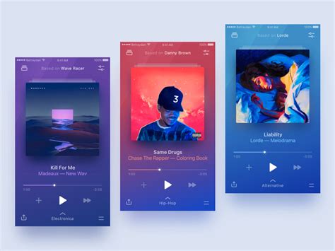 Player Themes by Daniel Klopper on Dribbble