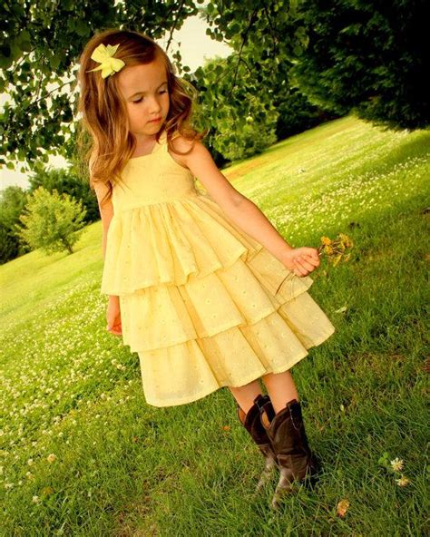 Yellow Eyelet Flower Girl Dress, Girls Easter Dress, Girls Yellow Dress ...