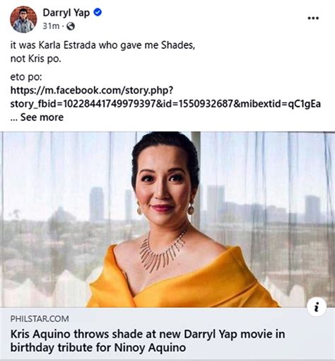 Darryl Yap Reacts To "Patutsada" From Kris Aquino