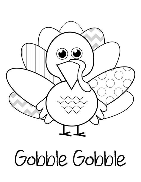 Free Turkey Coloring Pages Gobble Gobble - Free Printable Coloring Pages