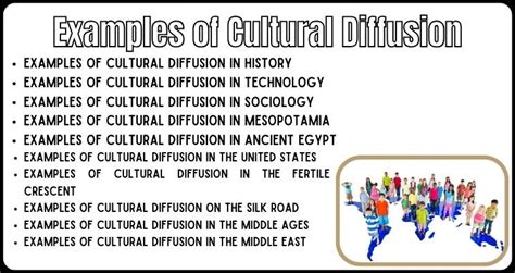 Examples of Cultural Diffusion - Vivid Examples