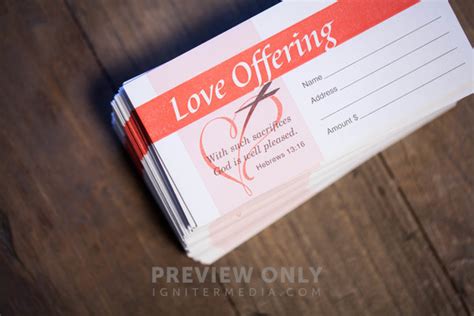 Love Offering Envelopes Stacked - Stock Photos | Pearl