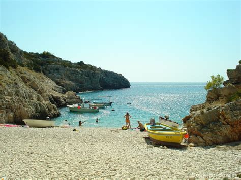 Check out the best beaches on Vis island, Croatia.