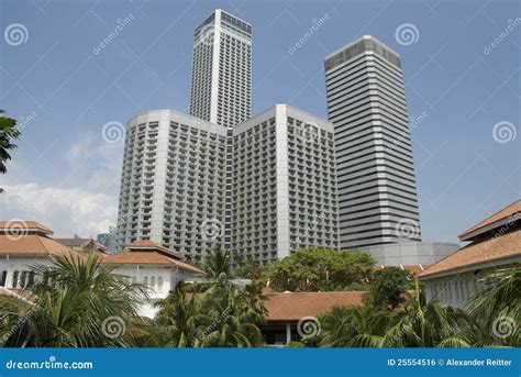 Colonial and Modern Architecture in Singapore Stock Photo - Image of ...