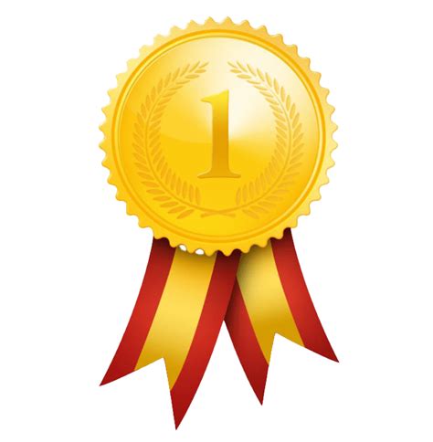 Gold Medal First Place Award and Achievement Badge Free PNG | PNG All