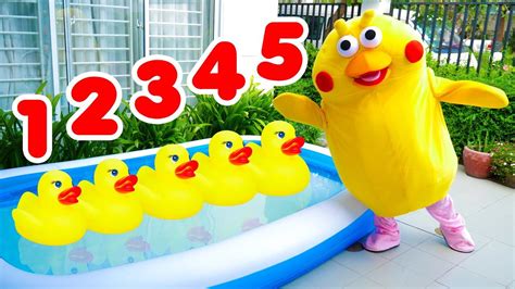 Five Little Ducks Nursery Rhyme Song for Kids - YouTube